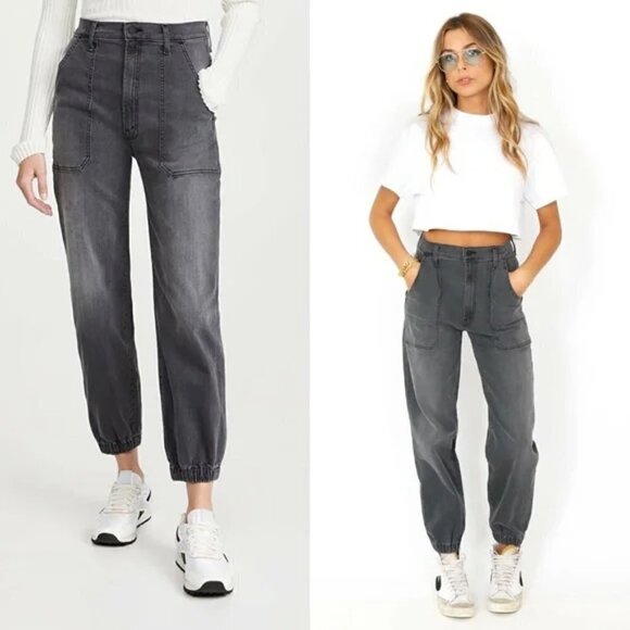 MOTHER Denim The Wrapper Patch Springy Ankle Jeans I Size 25 - Picture 1 of 10